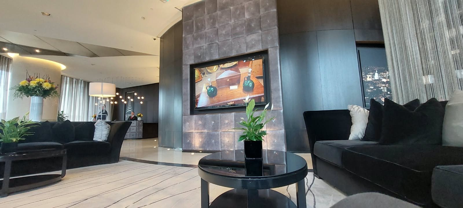 Hotel lounge AV, London